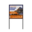Real Estate Framed Signs Kits- Hardware, Banner & Rider | https://www.bestnamebadges.com