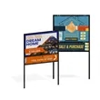Real Estate Framed Signs Kits- Hardware, Banner & Rider | https://www.bestnamebadges.com