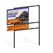 Real Estate Framed Signs Kits- Hardware, Banner & Rider | https://www.bestnamebadges.com