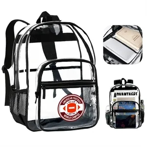 Large Capacity Clear Pvc School Backpack (Ocean)