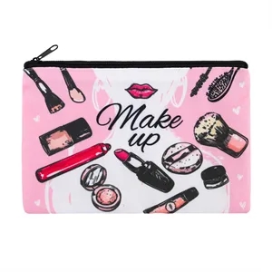Custom Sublimated Canvas Zippered Pouch