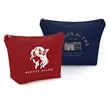 Large Canvas Travel Cosmetic Bag | https://www.bestnamebadges.com