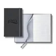 Linen Banded Pico Lined White Page Journal | https://www.bestnamebadges.com