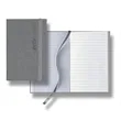 Linen Banded Pico Lined White Page Journal | https://www.bestnamebadges.com
