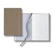 Linen Banded Pico Lined White Page Journal | https://www.bestnamebadges.com