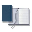 Linen Banded Pico Lined White Page Journal | https://www.bestnamebadges.com