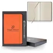 Tucson Flex Medio Lined Ivory Journal Gift Set | https://www.bestnamebadges.com