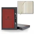 Tucson Flex Medio Lined Ivory Journal Gift Set | https://www.bestnamebadges.com