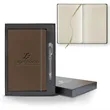 Tucson Flex Medio Lined Ivory Journal Gift Set | https://www.bestnamebadges.com