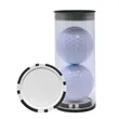 Golf Ball Tube with Poker Chip Ball Marker | https://www.bestnamebadges.com