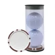 Golf Ball Tube with Poker Chip Ball Marker | https://www.bestnamebadges.com