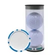 Golf Ball Tube with Poker Chip Ball Marker | https://www.bestnamebadges.com