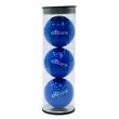 3 Colored Golf Balls Tube | https://www.bestnamebadges.com