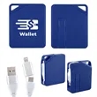 Retractable Charging Cable w/Phone Holder | https://www.bestnamebadges.com