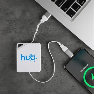 Retractable Charging Cable w/Phone Holder