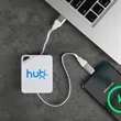 Retractable Charging Cable w/Phone Holder | https://www.bestnamebadges.com