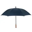 Auto Open Golf Umbrella with Wooden Handle | https://www.bestnamebadges.com