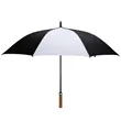 Auto Open Golf Umbrella with Wooden Handle | https://www.bestnamebadges.com