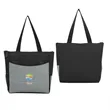 Pavilion Zippered Polyester Event Tote | https://www.bestnamebadges.com
