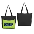 Pavilion Zippered Polyester Event Tote | https://www.bestnamebadges.com