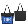 Pavilion Zippered Polyester Event Tote | https://www.bestnamebadges.com
