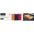 5.5' x 8' FSC ® Recycled Mano Slim Meeting Journal | https://www.bestnamebadges.com