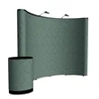 10' Curved ARISE Floor Display Kit (Fabric) | https://www.bestnamebadges.com