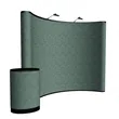 8' Curved ARISE Floor Display Kit (Fabric) | https://www.bestnamebadges.com