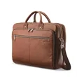 Samsonite® Classic Leather Toploader Brief Bag | https://www.bestnamebadges.com