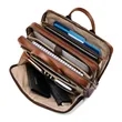 Samsonite® Classic Leather Toploader Brief Bag | https://www.bestnamebadges.com