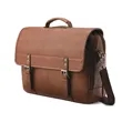 Samsonite® Classic Leather Flapover Bag | https://www.bestnamebadges.com