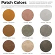 2.5" Creekside Leatherette Round Adhesive Patch | https://www.bestnamebadges.com