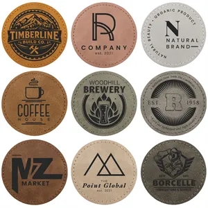 2.5" Creekside Leatherette Round Adhesive Patch