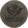 2.5" Creekside Leatherette Round Adhesive Patch | https://www.bestnamebadges.com