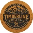 2.5" Creekside Leatherette Round Adhesive Patch | https://www.bestnamebadges.com