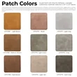 2.5" Creekside Leatherette Square Adhesive Patch | https://www.bestnamebadges.com