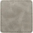 2.5" Creekside Leatherette Square Adhesive Patch | https://www.bestnamebadges.com