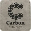 2.5" Creekside Leatherette Square Adhesive Patch | https://www.bestnamebadges.com