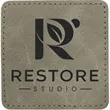 2.5" Creekside Leatherette Square Adhesive Patch | https://www.bestnamebadges.com
