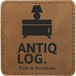 2.5" Creekside Leatherette Square Adhesive Patch | https://www.bestnamebadges.com