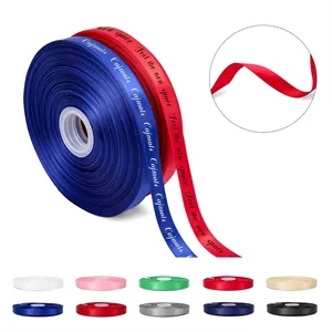 5/8" Custom Decorative Satin Ribbon