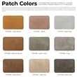 3" x 2" Creekside Leatherette Rectangle Patch with Adhesive | https://www.bestnamebadges.com