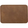3" x 2" Creekside Leatherette Rectangle Patch with Adhesive | https://www.bestnamebadges.com
