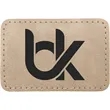 3" x 2" Creekside Leatherette Rectangle Patch with Adhesive | https://www.bestnamebadges.com