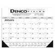 Triumph® Calendars Black & White Desk Pad with Vinyl Corners | https://www.bestnamebadges.com