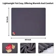 Cozy Fleece Blanket With Custom Embroidery Logo | https://www.bestnamebadges.com