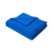 Cozy Fleece Blanket With Custom Embroidery Logo | https://www.bestnamebadges.com