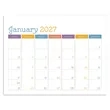 Triumph® Calendars Small Monthly Desk Pad - Colors | https://www.bestnamebadges.com