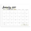Triumph® Calendars Small Monthly Desk Pad - Floral | https://www.bestnamebadges.com