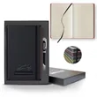 Black Laser Medio Lined Ivory Page Journal Gift Set | https://www.bestnamebadges.com